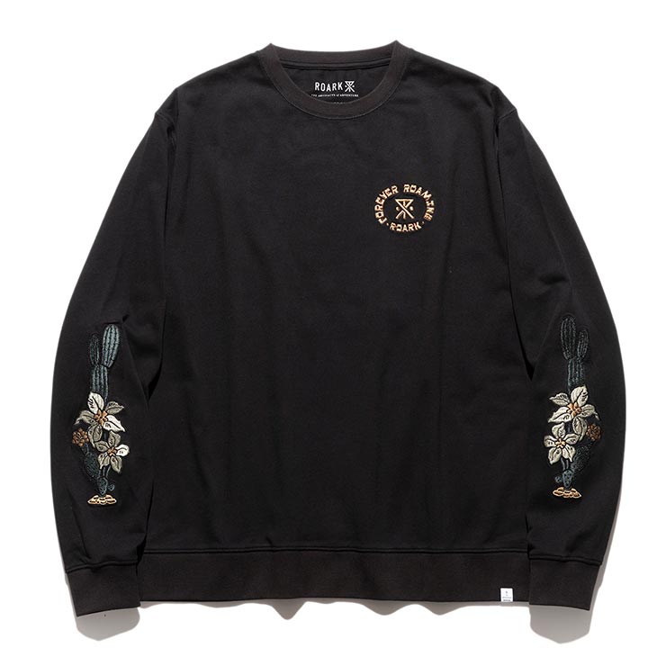ROARK REVIVAL �������� ��Х��Х� F.ROAMING 9.3oz H/W L/S TEE ĹµT����� ����T �إӡ��������� ��� ��ǥ����� ���åȥ�100% RLTJHW1150-BLK ��������Ź������