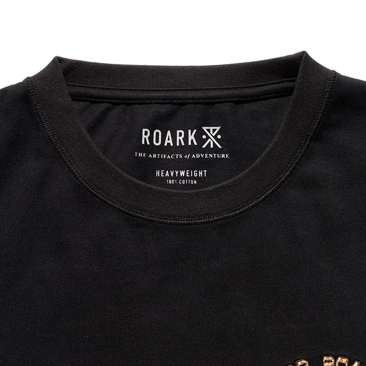 ROARK REVIVAL �������� ��Х��Х� F.ROAMING 9.3oz H/W L/S TEE ĹµT����� ����T �إӡ��������� ��� ��ǥ����� ���åȥ�100% RLTJHW1150-BLK ��������Ź������