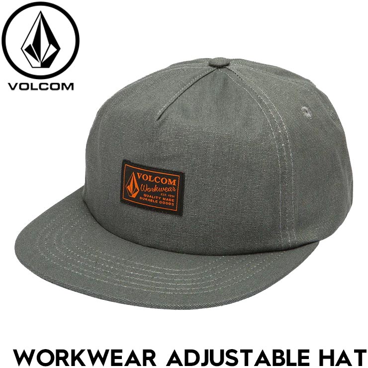 ������̵���ۥ��ʥåץХå�����å� ˹�� VOLCOM �ܥ륳�� �����륳�� WORKWEAR ADJUSTABLE HAT D5512503 STH ��������Ź������