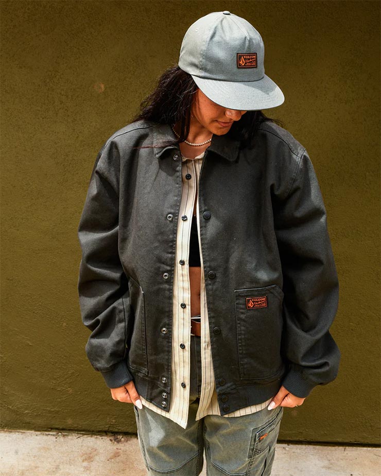 ������̵���ۥ��ʥåץХå�����å� ˹�� VOLCOM �ܥ륳�� �����륳�� WORKWEAR ADJUSTABLE HAT D5512503 STH ��������Ź������