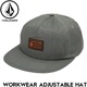 ������̵���ۥ��ʥåץХå�����å� ˹�� VOLCOM �ܥ륳�� �����륳�� WORKWEAR ADJUSTABLE HAT D5512503 STH ��������Ź������