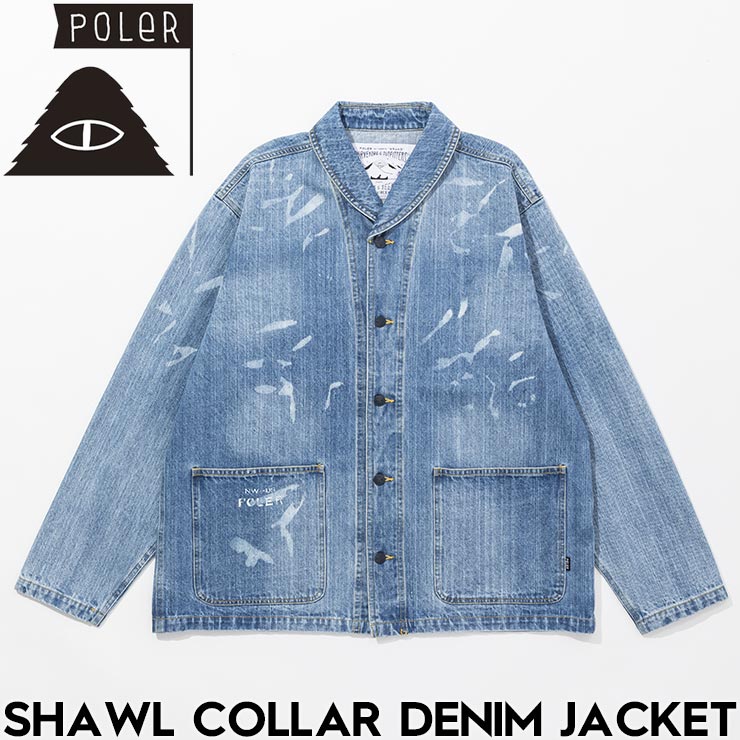 POLeRݡ顼 SHAWL COLLAR DENIM JACKET ǥ˥ॸ㥱å 253MCV0026 LBL Ź