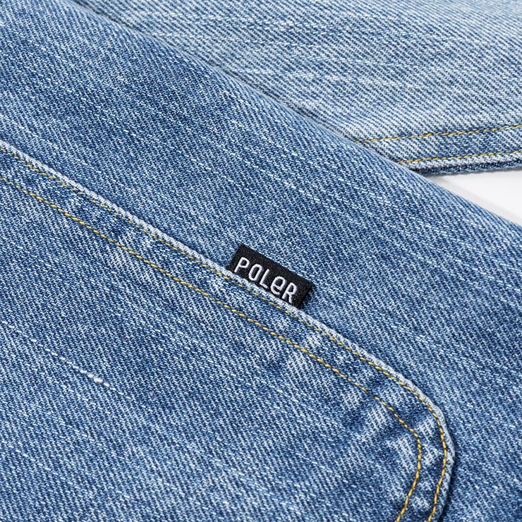 POLeRݡ顼 SHAWL COLLAR DENIM JACKET ǥ˥ॸ㥱å 253MCV0026 LBL Ź