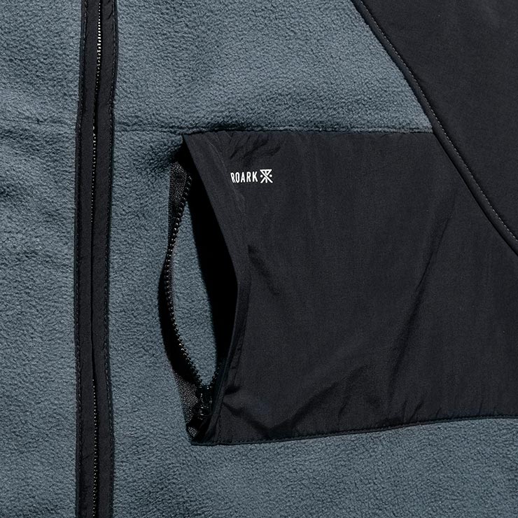 ROARK �������� GEN3 FLEECE S/C JACKET 2.0 �ե꡼�����㥱�å� �������� �ߥåɥ쥤�䡼 RJJ1160-GRY ��������Ź������