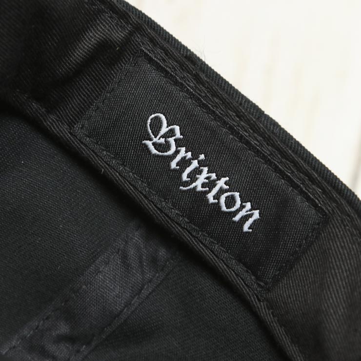 BRIXTON �֥ꥯ���ȥ� WHEELER STRAPBACK CAP ���ȥ�åץХå�����å� 00424 BDRKH