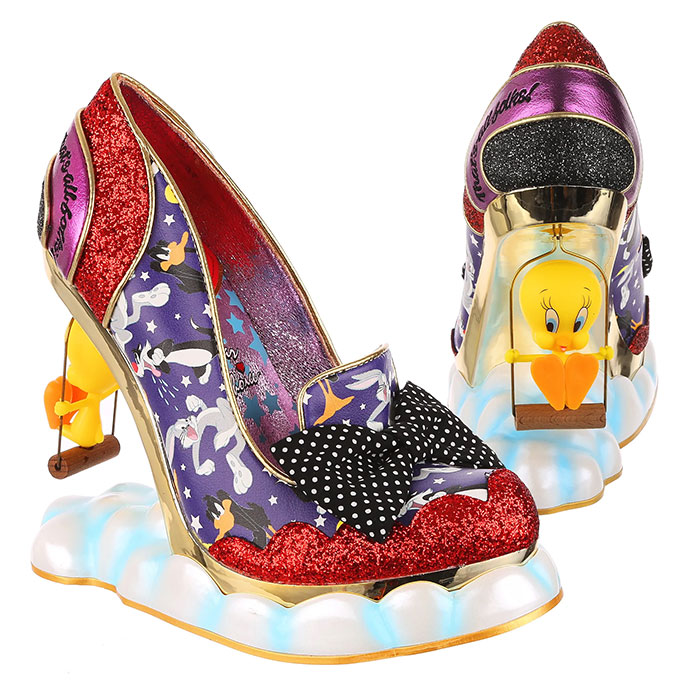 ☆Irregular Choice☆イレギュラーチョイス 靴 ブーティ 黒 花柄