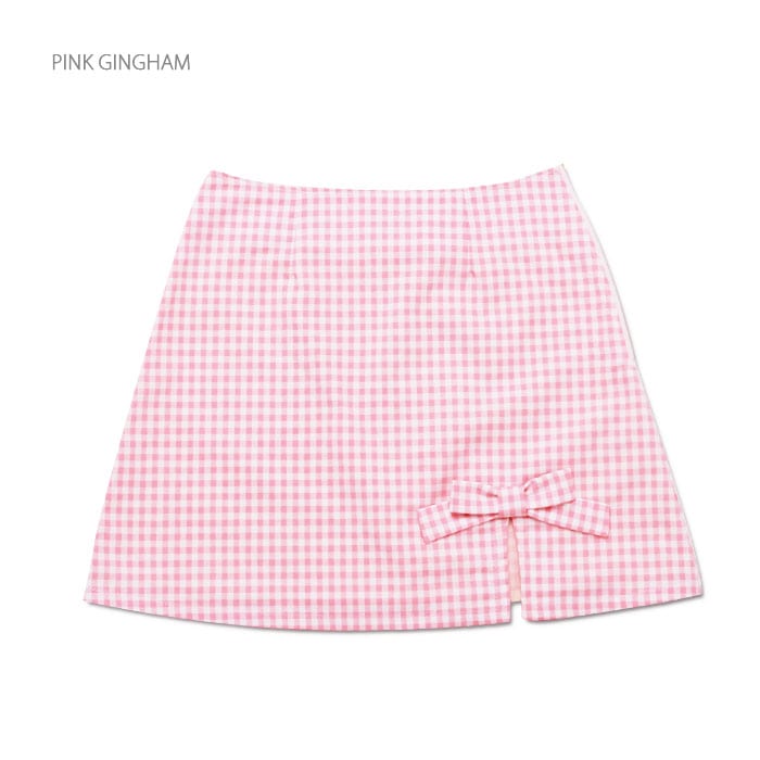 Katie(ƥ)SWEET ESCAPE ribbon mini skirt