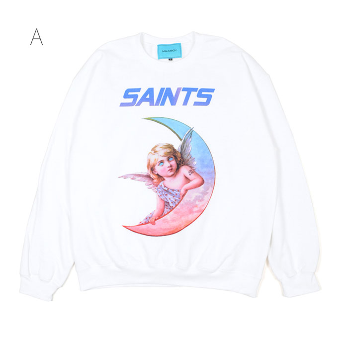 MILKBOY(ミルクボーイ) SAINT SWEATS | 原宿系KAWAIIブランド,MILKBOY | Luke and Stella セレクトショップ MILKBOY(ミルクボーイ) SAINT SWEATS | 原宿系KAWAIIブランド,MILKBOY | Luke and Stella セレクトショップ