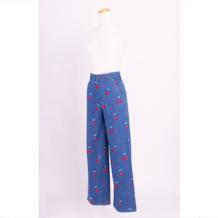 Katie CHERRY DENIM pants