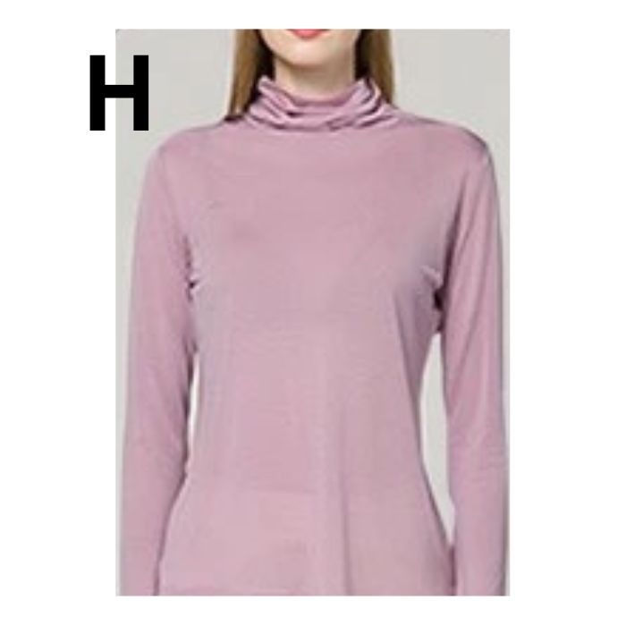 万能ハイネックシャツ シルク肌着 レディース タートルネック スポーツ 紫外線カット UVカット 登山 インナー ルルルシルク 楽々 シルク100％ 長袖 肌に優しい 冷え性  大きいサイズ 天然素材 敏感肌 汗取り ノンアイロン 華やか 美肌 防臭 京都 秋冬 暖かい クリスマス