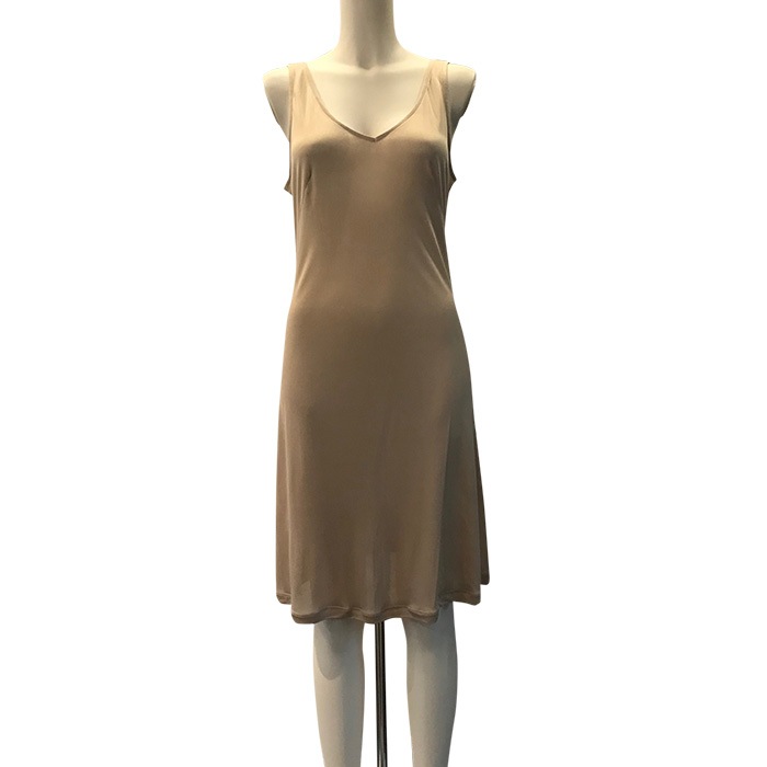 スリップ シルク100％ インナーワンピース レディース スポーツ  紫外線カット 紫外線防止 UVカット シルク肌着 究極の肌着 登山 スリップ 42ゲージ シルクニット ワンピース ノースリーブ Vネック 透け防止 天然素材 美肌 防臭 プレゼント ノンアイロン 京都 秋冬 暖かい バレンタイン