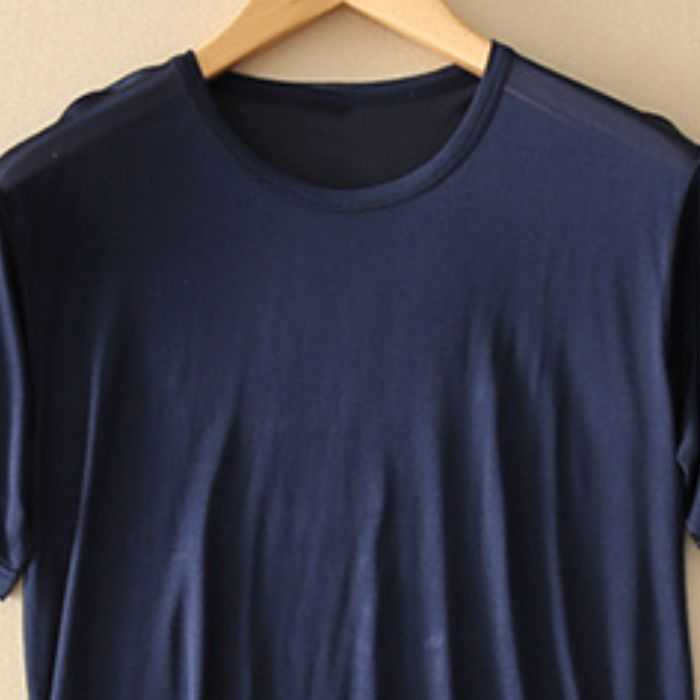 半袖シャツ メンズ Tシャツ シルク 100% 肌着 スポーツ 紫外線カット UVカット 登山 丸首 速乾 吸汗 インナー カットソー 防臭 天然素材  乾燥肌 保湿 絹 イージーケア ノンアイロン ラウンドネック 楽々 美肌 防臭 ギフト 京都 春夏 涼しい 父の日