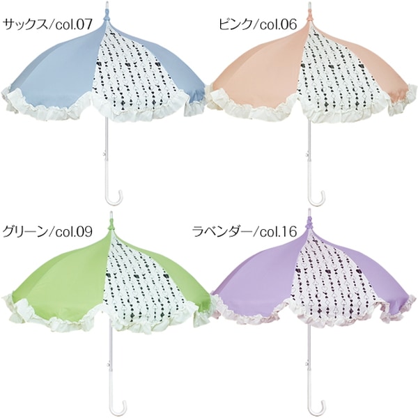 美品✩ブルーフォックス＆ラパン✩パープル✩ファーコート✩フリルデザイン✩柔ら軽い 15％OFF】ナンバーフォーティーン | パゴダ傘・レディース