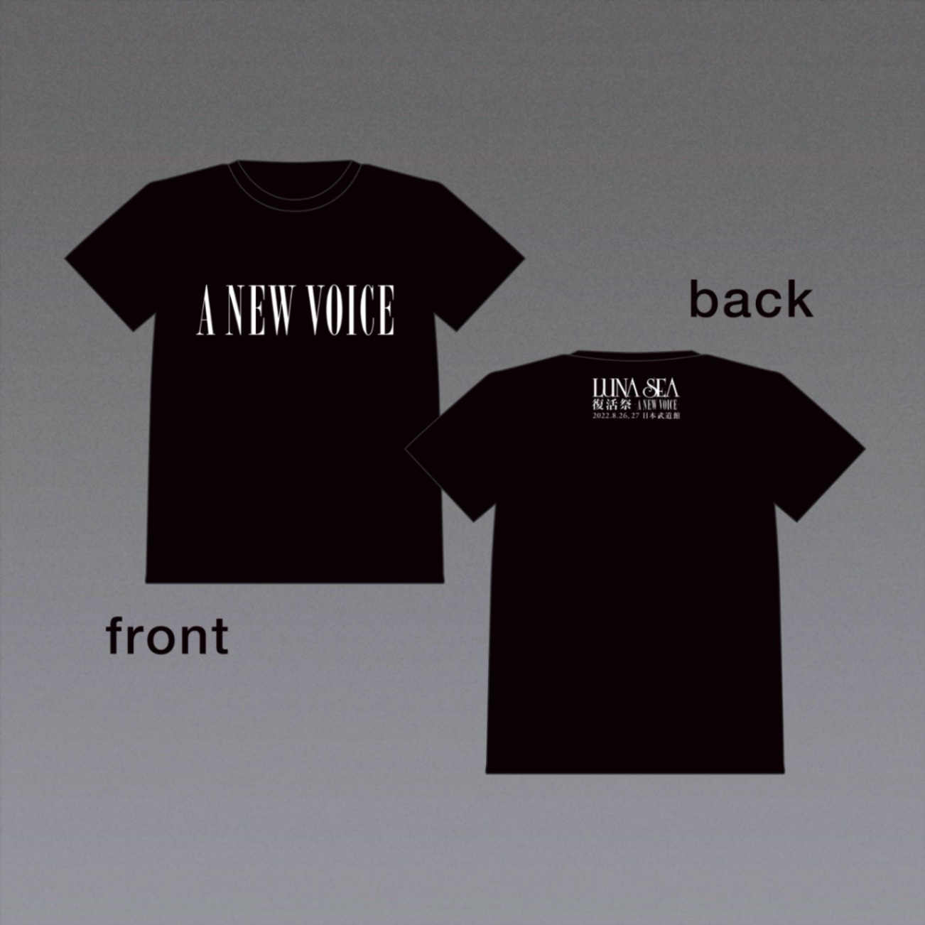 Tシャツ A NEW VOICE (WHITE LOGO) / T-Shirts (WHITE LOGO) 復活祭 -A NEW VOICE-