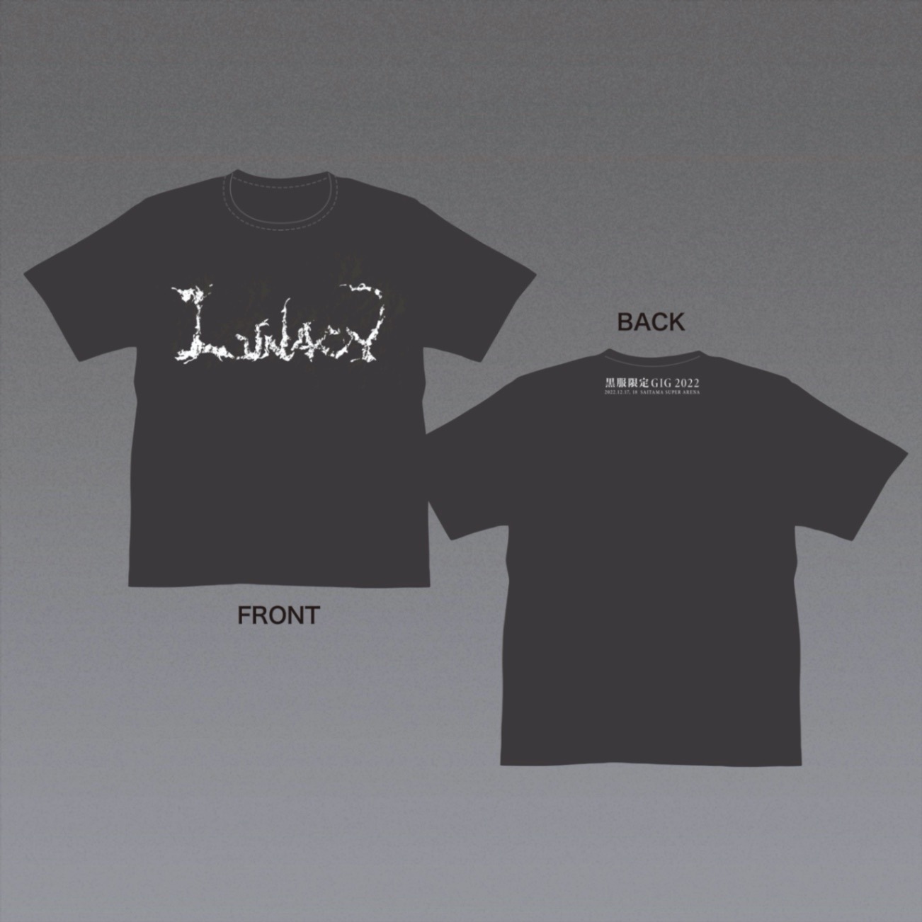 SLAVE限定 クラックプリントTシャツ / Crack printing T-shirt〔SLAVE-Only Ver.〕黒服限定GIG