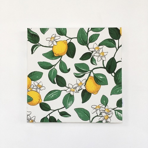 ファブリックパネル＊ハワイアン①クリームイエロー ファブリックパネル＊ハワイアン①クリームイエロー ハワイアン