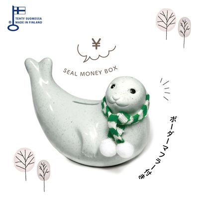 2025AW ����ܡ������ޥե顼�դ� �����饷����Ȣ�� SEAL MONEY BOX ��