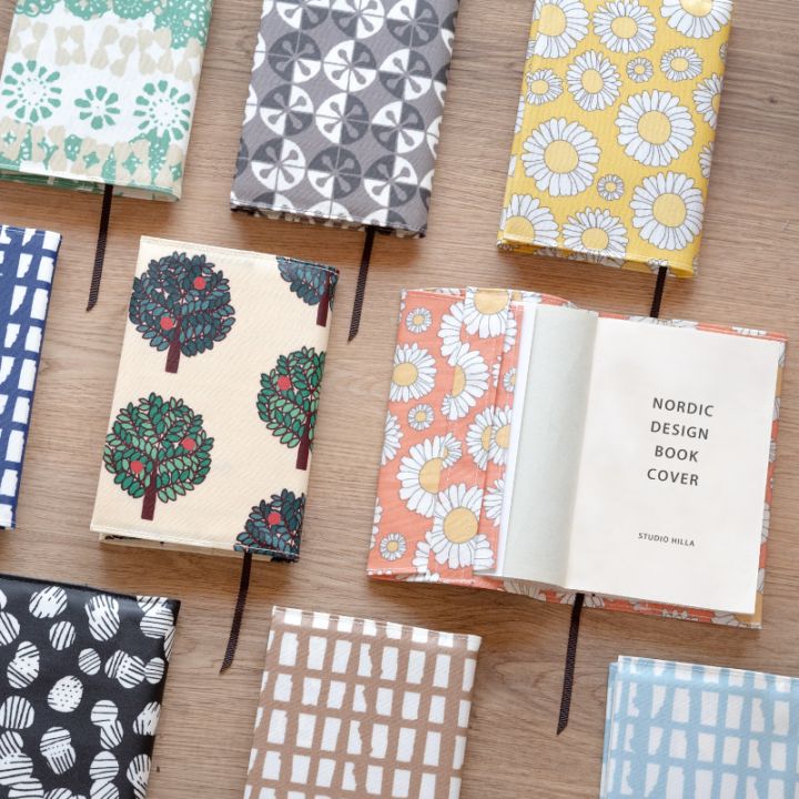 STUDIO HILLA スタジオヒッラ 北欧柄 ブックカバー 全17種