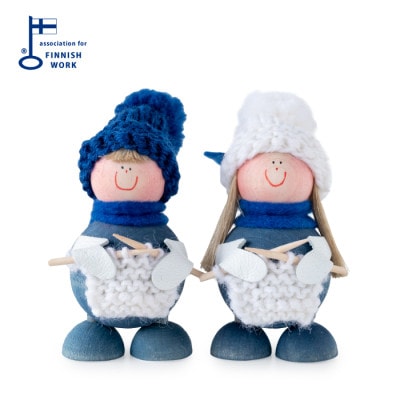 Kewin  Sirkka Tonttu ȥȥ Knitting Blue ˥åƥ Ԥʪ ܡ 