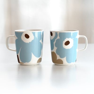 marimekko �ޥ��å� OIVA Unikko ���˥å� �ޥ����å�250ml [�饤�ȥ֥롼�ߥ����� no.76290 / col.31]