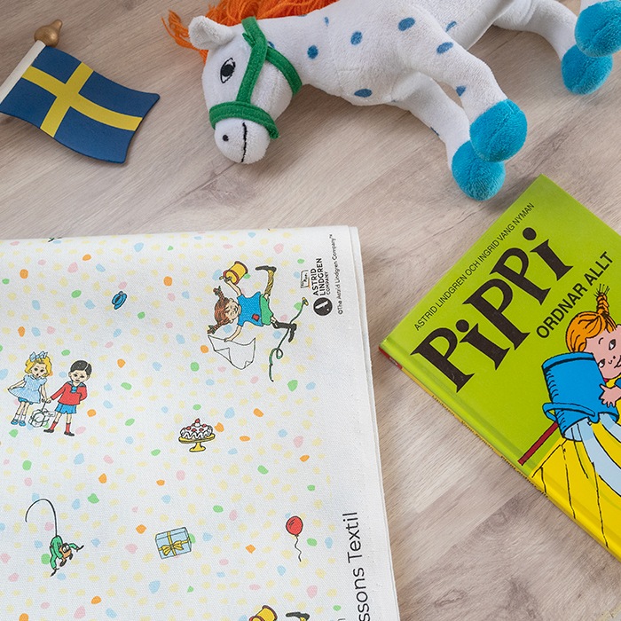 ϡۥӥåɥ󥺡ƥ롿ARVIDSSONS TEXTIL Kalas Hos Pippi ԥåԤΥѡƥ