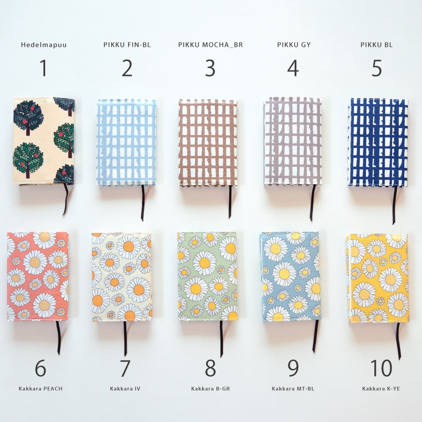 STUDIO HILLA スタジオヒッラ 北欧柄 ブックカバー 全17種