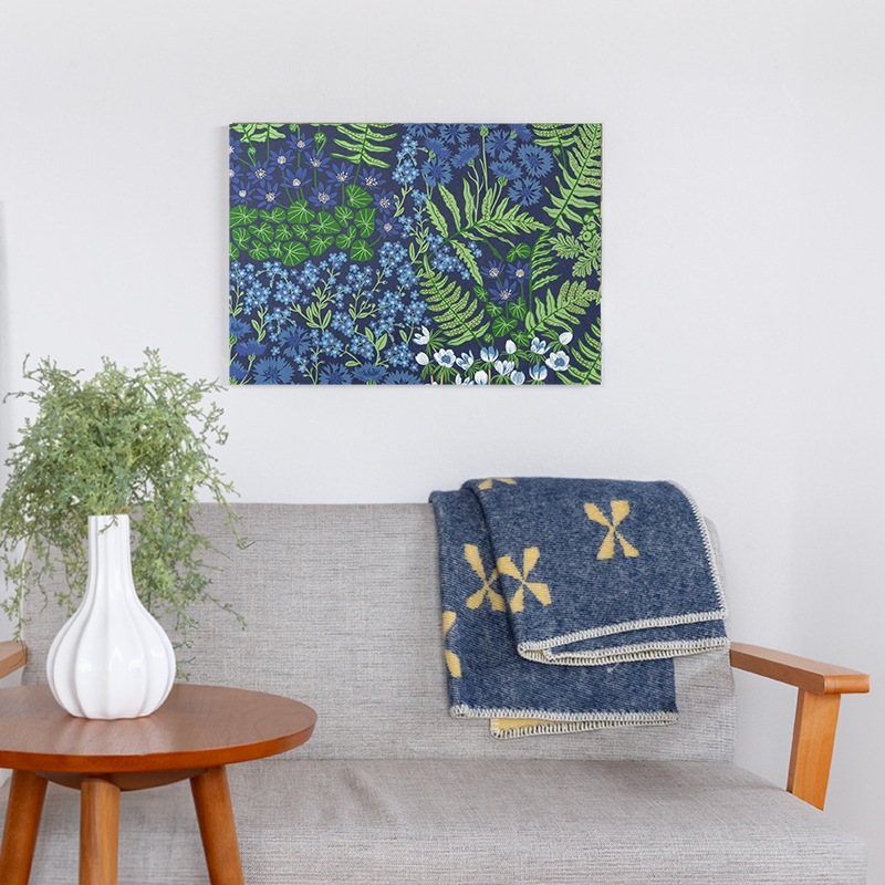 �����ϡۥ���ӥåɥ��󥺡��ƥ��������롿ARVIDSSONS TEXTIL Bl��� Blom �֥��� �֥��� ��2����