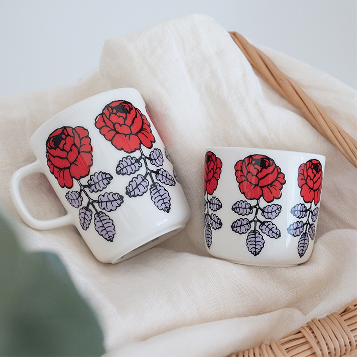 ���������� marimekko �ޥ��å� OIVA Vihkiruusu �����ҥ��롼�� �ޥ����å�/��ƥޥ� ��åɡߥ饤��å�