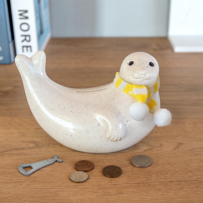 2026AW���� �����餷����Ȣ ������ �ܡ������ޥե顼�դ� SEAL MONEY BOX ��