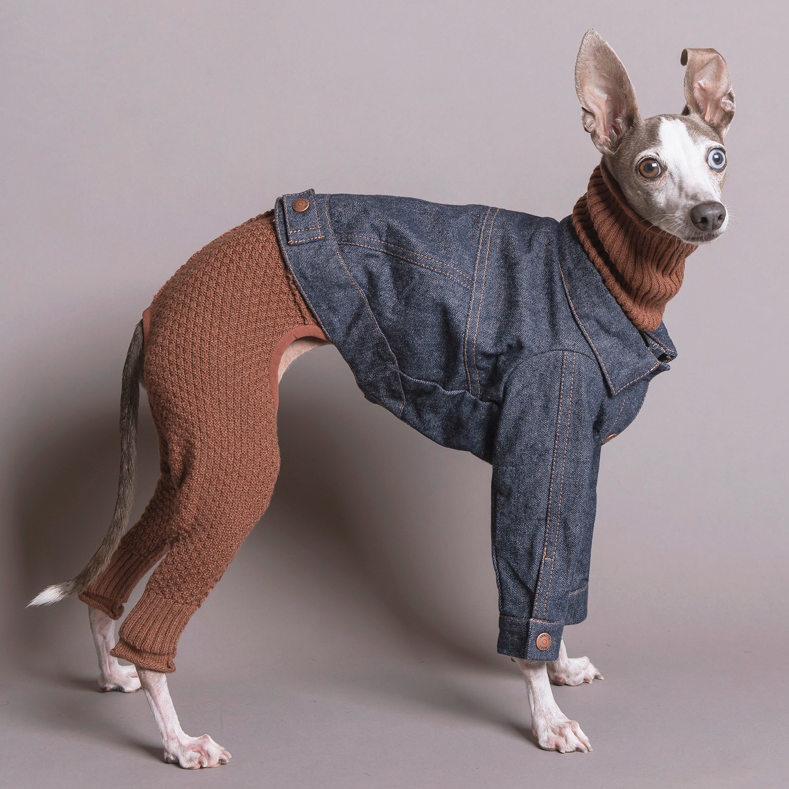 Moss Stitch Knit Rompers 24AW