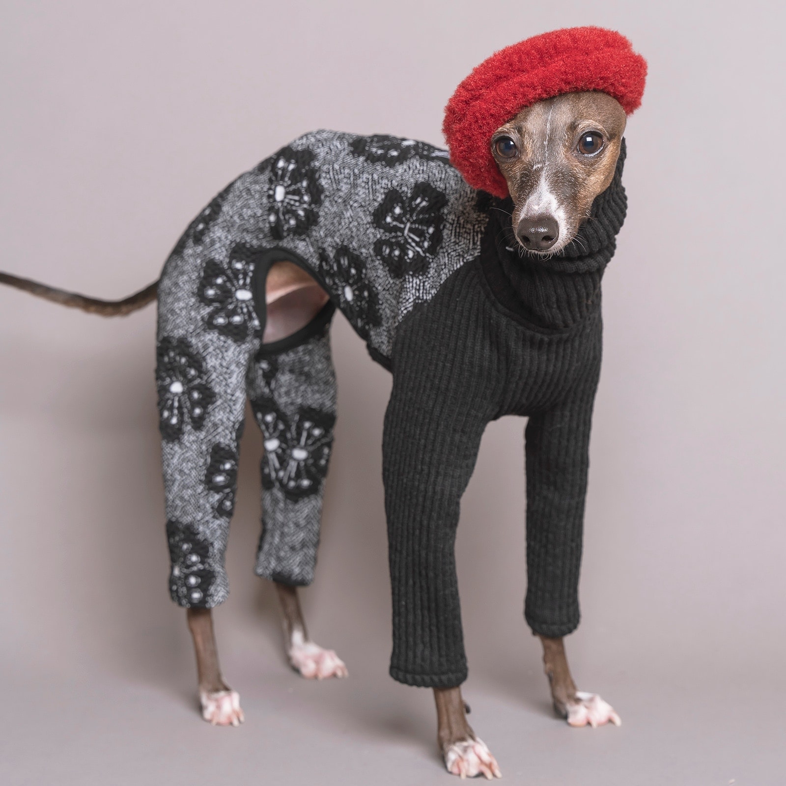 Jacquard combination Rompers