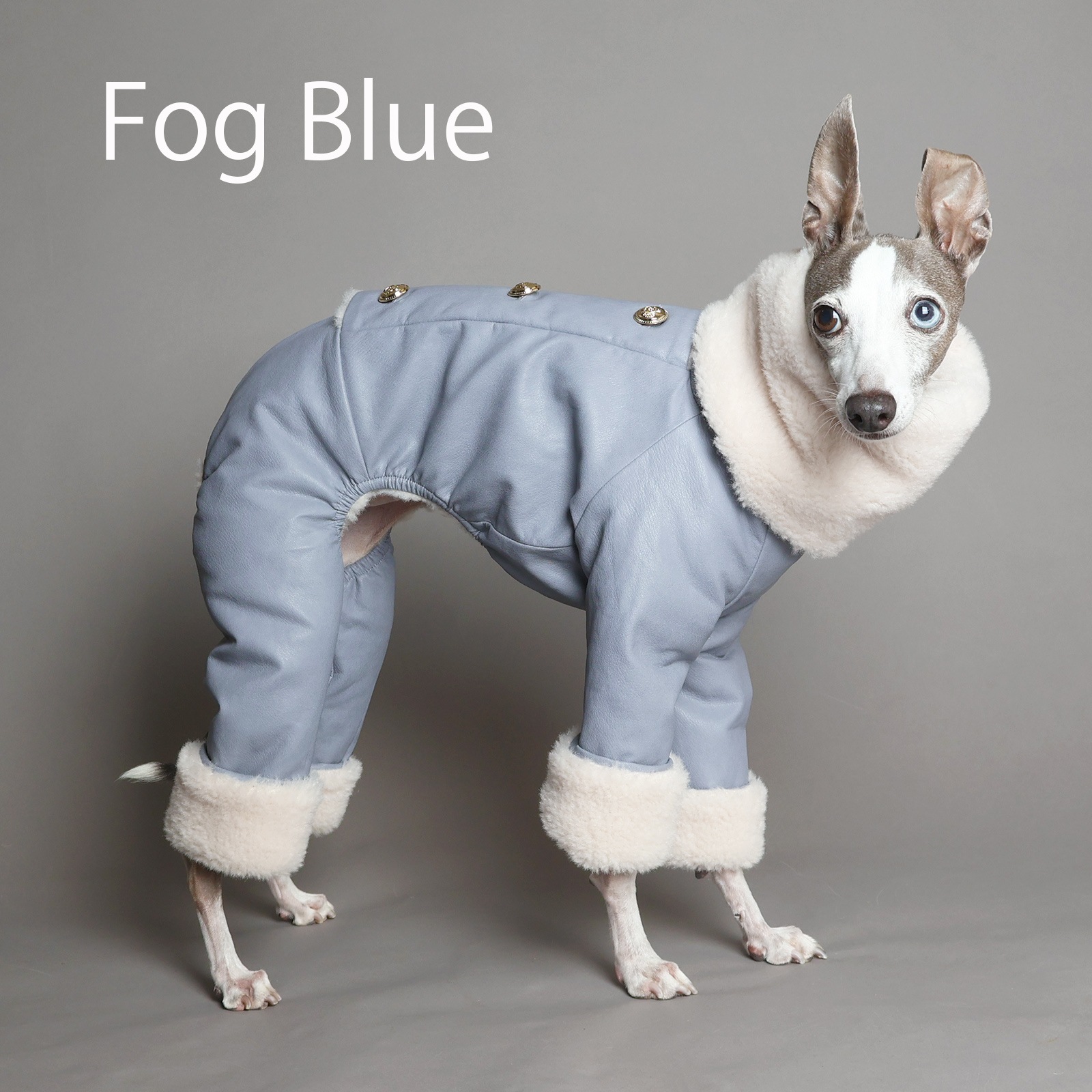 Eco Leather Pea Coat