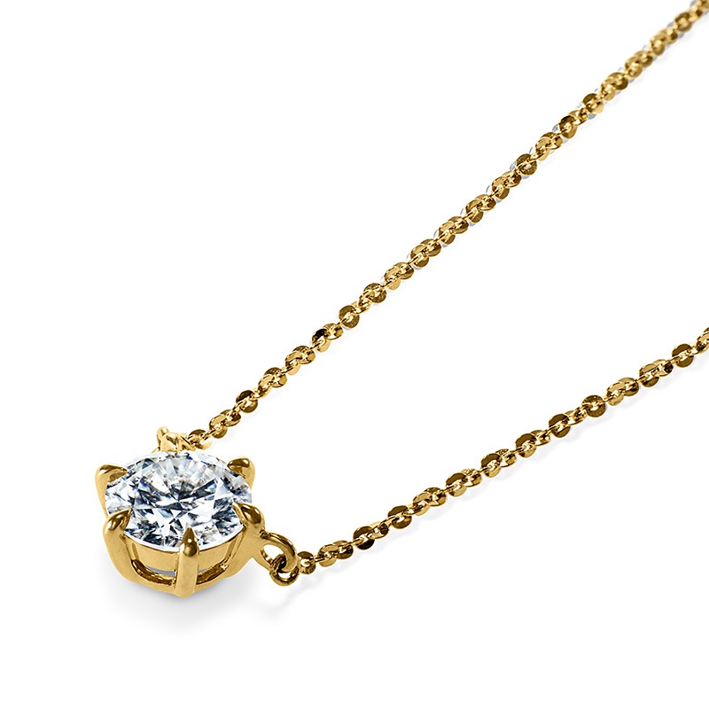 《受注》6点留ソリティアネックレス