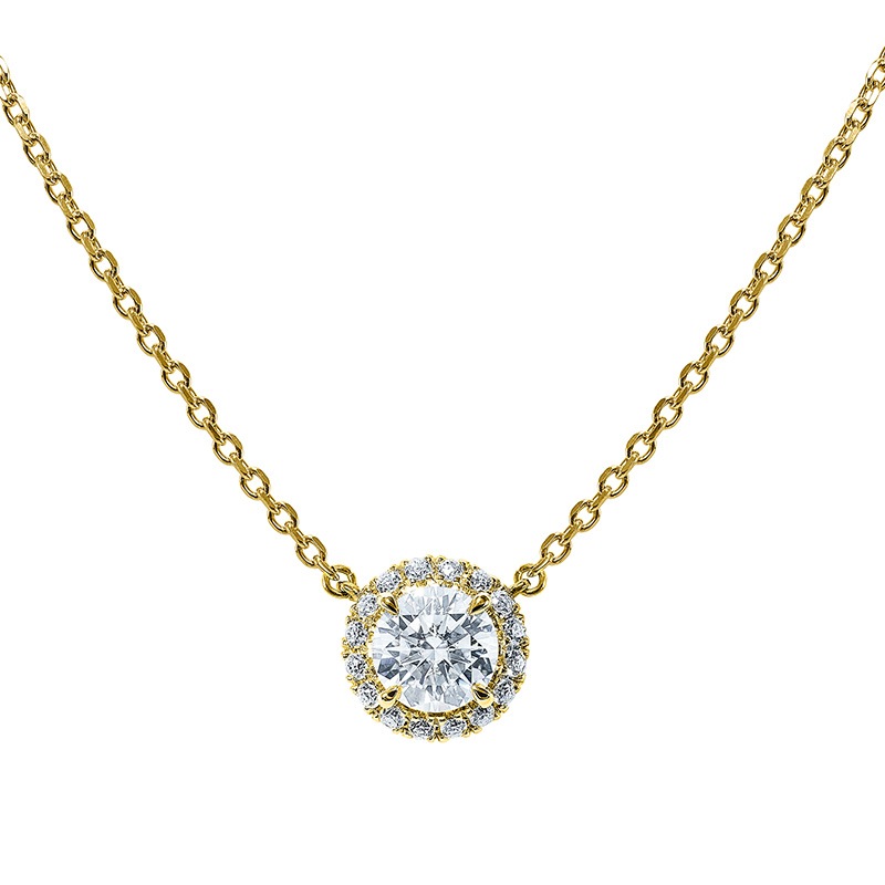 《受注》ラウンドヘイローネックレス