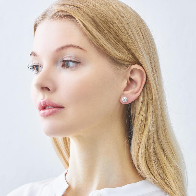 《受注》ラウンドヘイローピアス