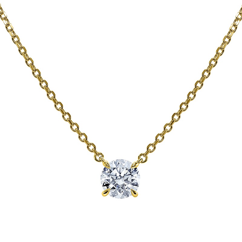 《受注》ラウンドソリティアネックレス