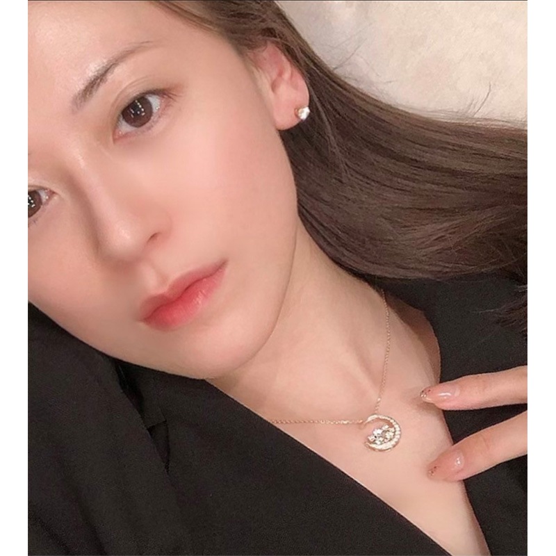 《受注》天然ダイヤ 奇跡のムーンネックレス