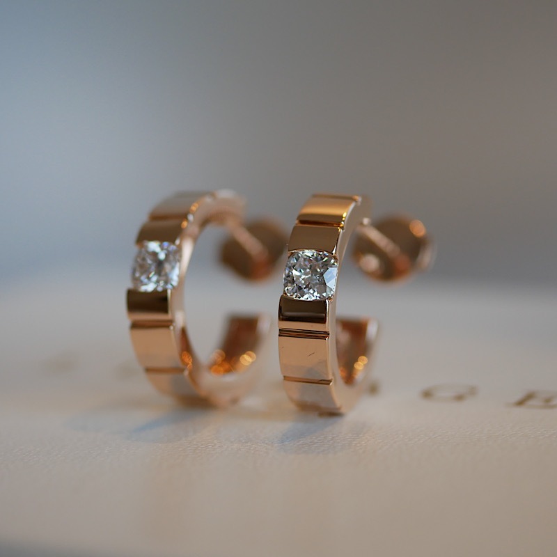 《受注》クッションカットラボフープピアス