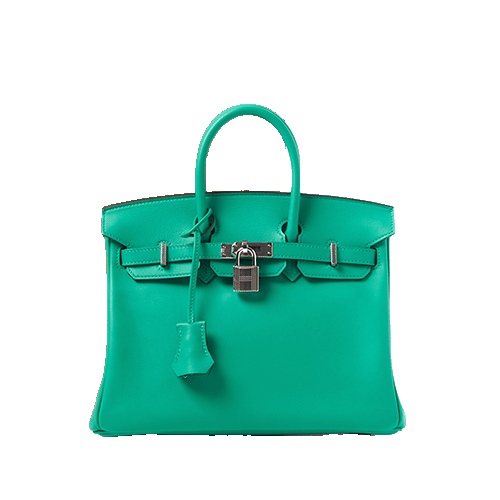 エルメス バーキン25 ミント スイフト シルバー金具 新品 - ブランド品