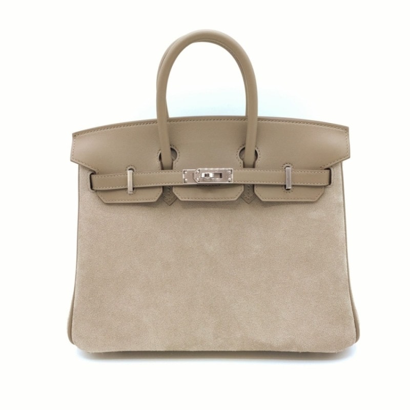 エルメス バーキン25 エトゥープ グリスカイユ スイフト グリズリー シルバー金具