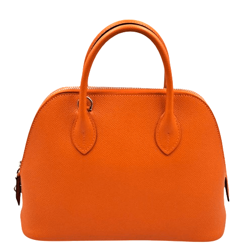 現金特価】エルメス ボリード25 オレンジミニアン エプソン B刻印