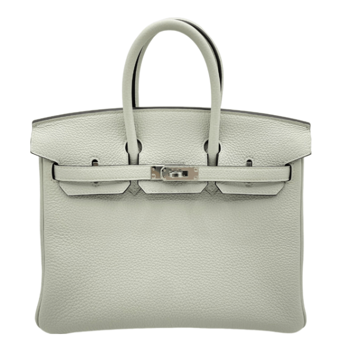 エルメス バーキン25 グリネヴェ トゴ シルバー金具 B刻印