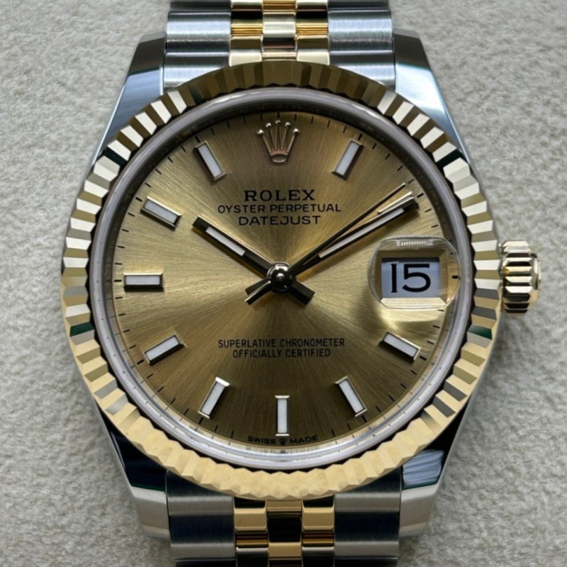 ロレックス デイトジャスト 278273 シャンパン ジュビリーブレス 31mm