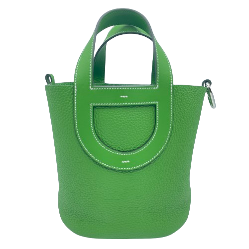【Beton × シルバー金具】HERMES インザループ 18 PM HERMES】希少インザループ23*シルバー金具*上品なBetonカラー