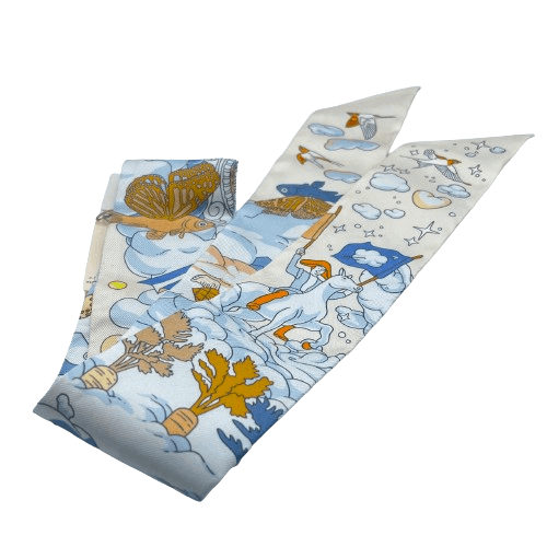 エルメス ツイリー スュール・アン・ニュアージュ シルクツイル