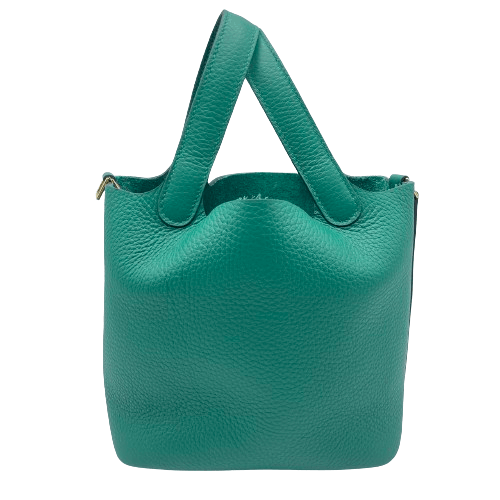 エルメス ピコタンロック PM ヴェールヴェローヌ トリヨンクレマンス ゴールド金具 B刻印