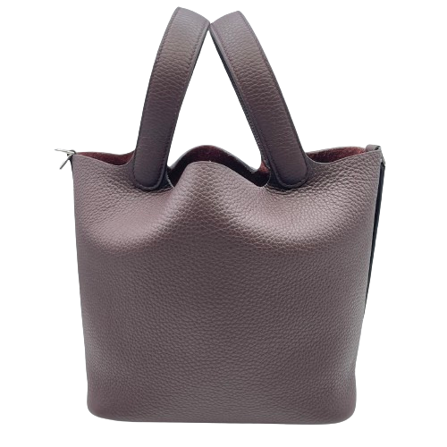 エルメス ピコタンロック MM ルージュセリエ トリヨンクレマンス シルバー金具 U刻印