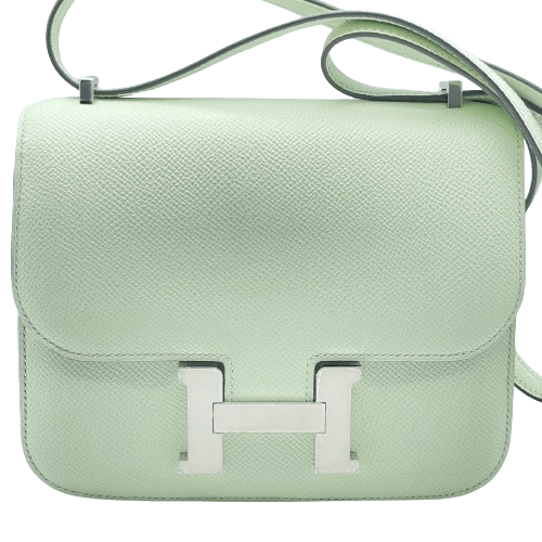 エルメス コンスタンス ミニ18 ミラー付き ヴェールフィズ エプソン シルバー金具 U刻印