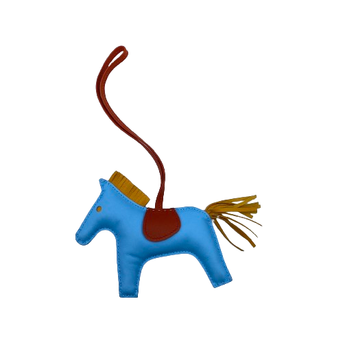 エルメス ロデオチャームPM セレスト/ナチュラルブトンドール 【公式通販】