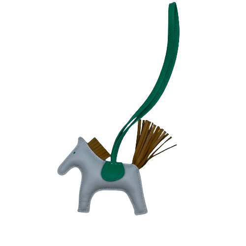 エルメス ロデオチャーム PM ブループリュム/ミント/セサミ U刻印